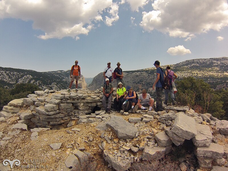 oto di gruppo su Nuraghe Presethu Tortu o Gorropu