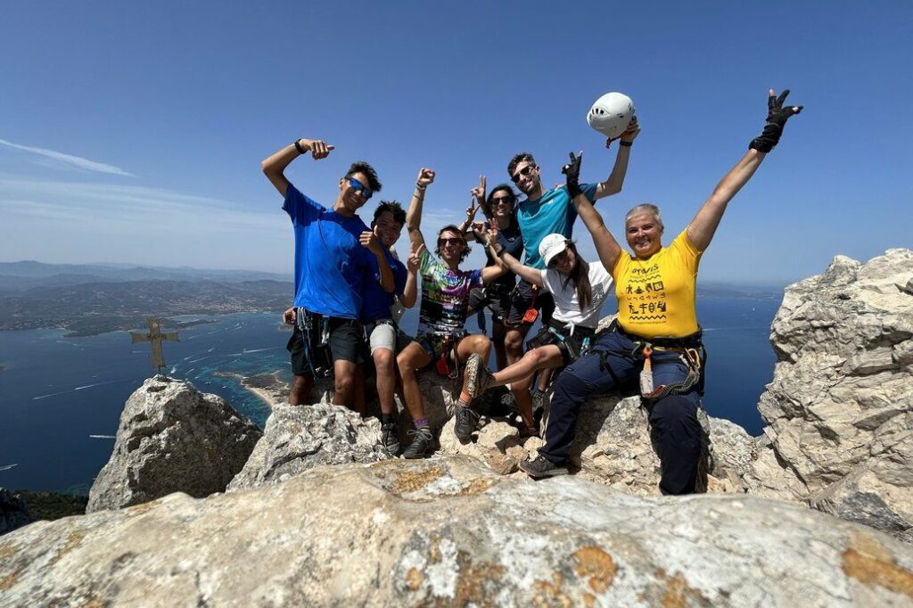 Gruppo in cima a Tavolara