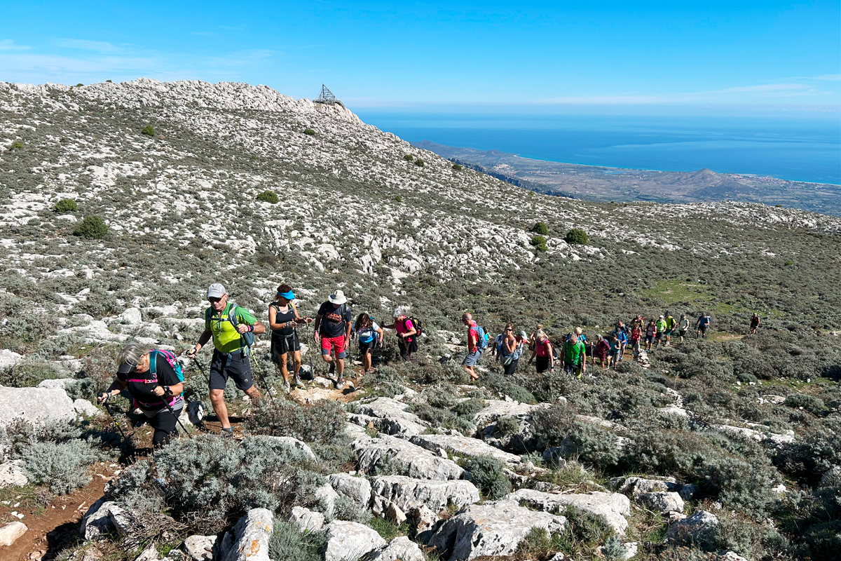 Salita a Punta Cupetti, Montalbo di Siniscola