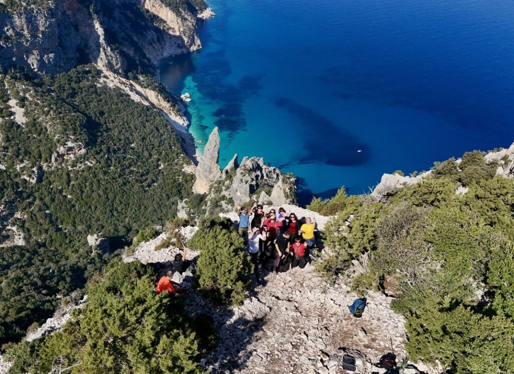 Foto di gruppo a Punta Salinas